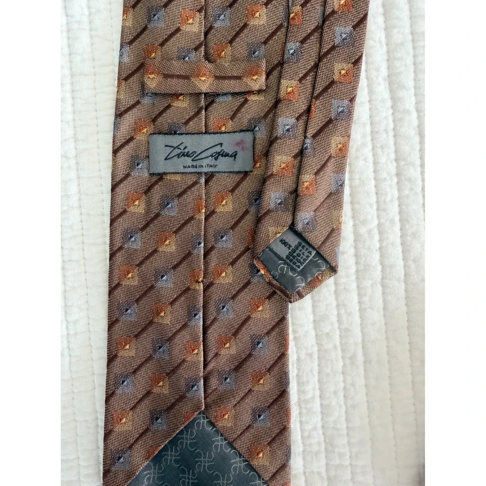 Mens Silk Tie Lot 7pc John Comfort Umberto Bossi Paisley Striped Geometric Silk